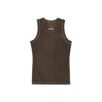 UMA WANG Crewneck Knitted Tank Top