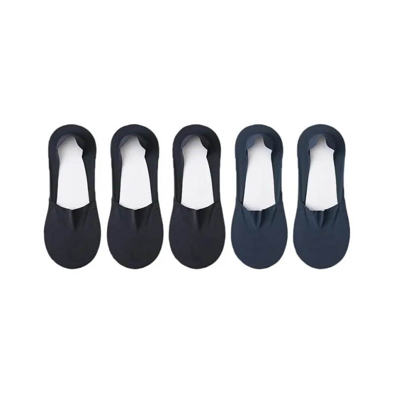 H YXIANG No Show Socks Unisex 5 Pack-8