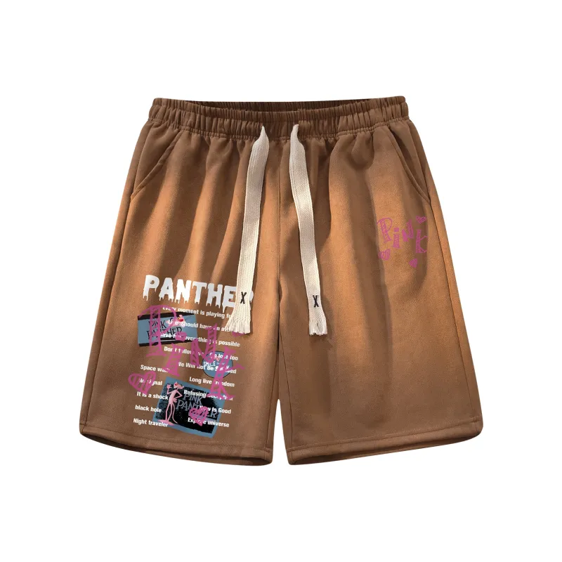 PINK PANTHER Casual Shorts Unisex-8