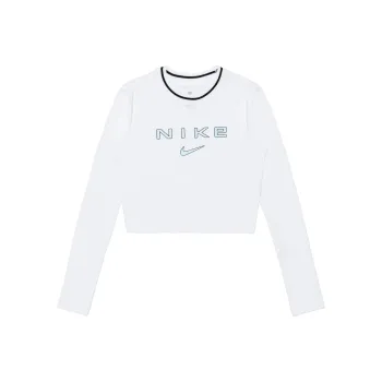 Nike Sportswear Chill Knit Crop Tops Women's White