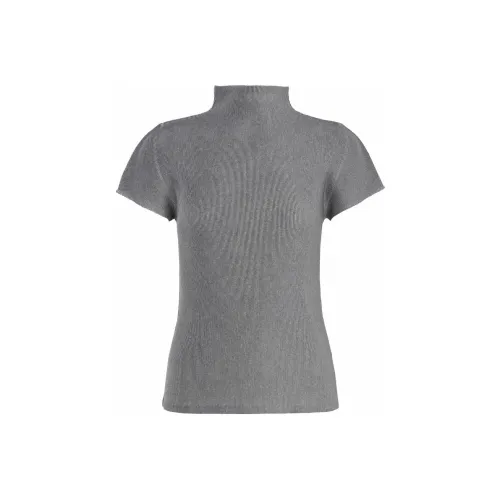 PLEATS PLEASE ISSEY MIYAKE T Shirt Women's Gray