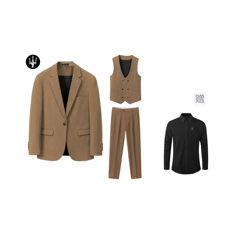 Maserati Business Suit Unisex Brown-0