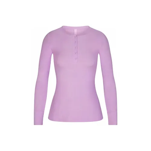 SKIMS T Shirt Women's SUGAR PLUM/Tang Mei