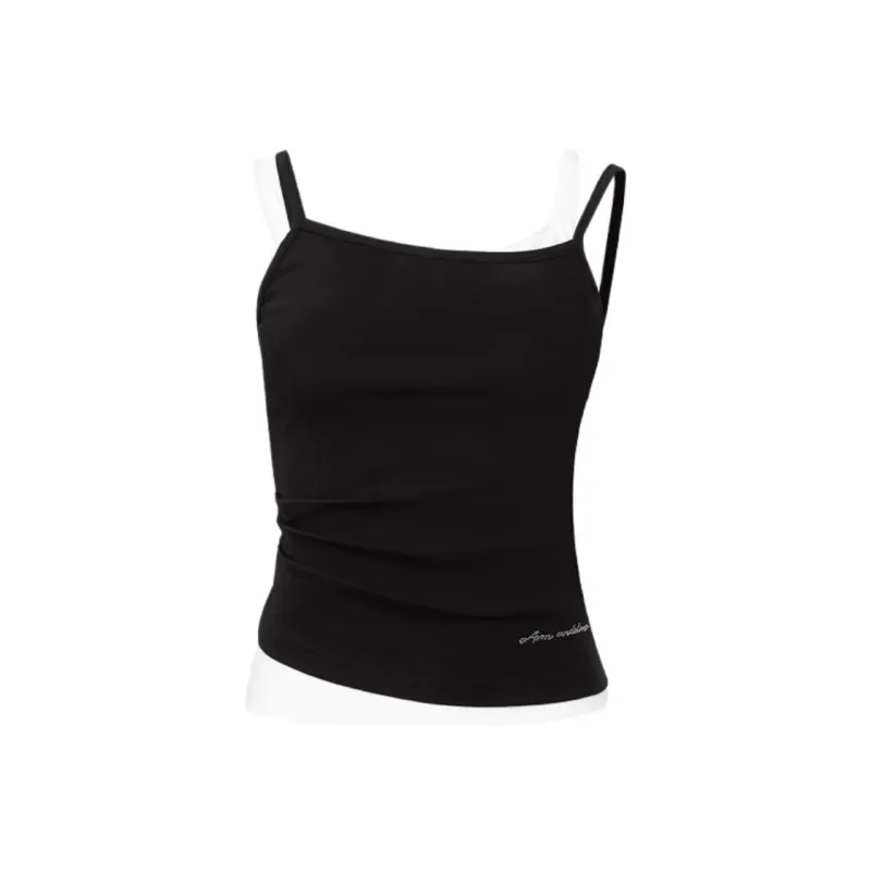 ANN ANDELMAN Tank Top Women's Black-0