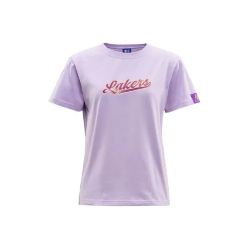 NBA Lakers T Shirts Women's Purple