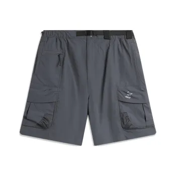 LiNing x Nine Point Nine Sports Life Collection Sports Shorts Men's Ebony Black