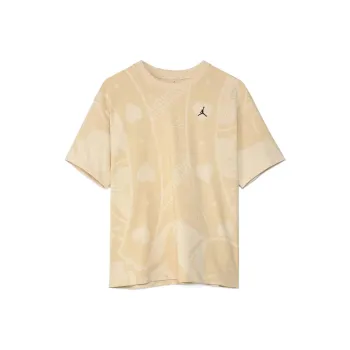Jordan T Shirts Women's Beige Yellow