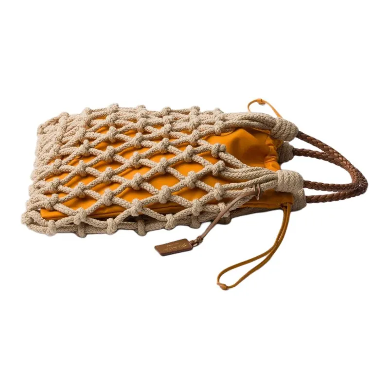 PRADA Re Nylon Recycled Nylon Storage Bag Women's Amber-2