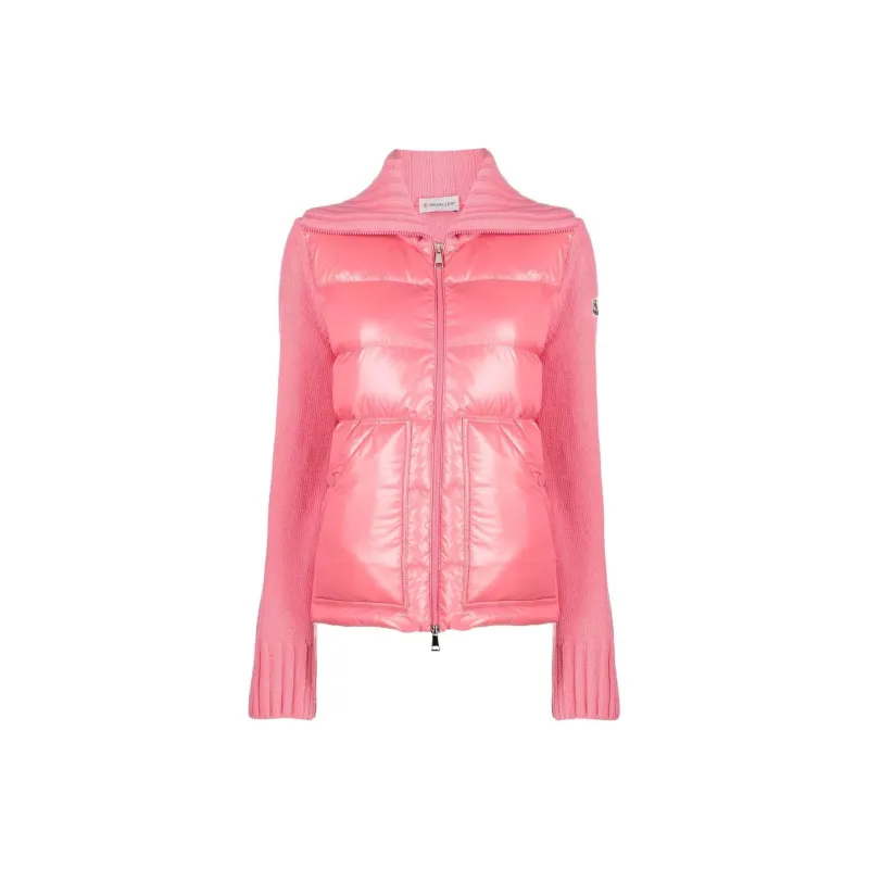 Moncler Padded panel Wool Cardigan-0