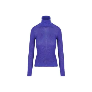 SAINT LAURENT FW21 Sweater Women's Blue