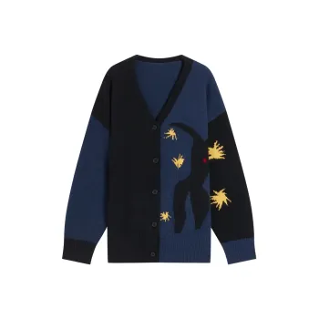 Henri Matisse X DIALOGUE Sweaters Women's Twilight Blue Color