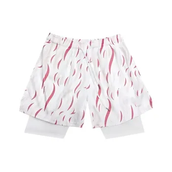 WHELVE Casual Shorts Unisex Pink