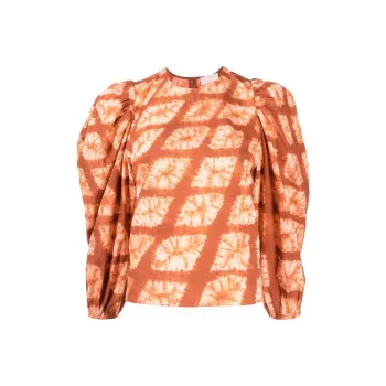 Ulla Johnson Eliza Puff-sleeve Blouse