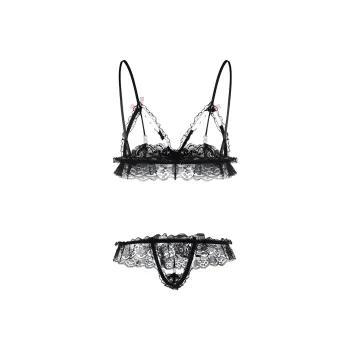 LUYOUYE Underwear Set Women's Black