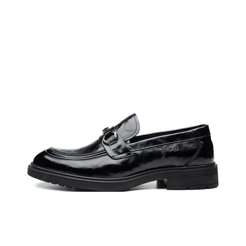 FED Men's Casual Shoes Men Low Top Black-0