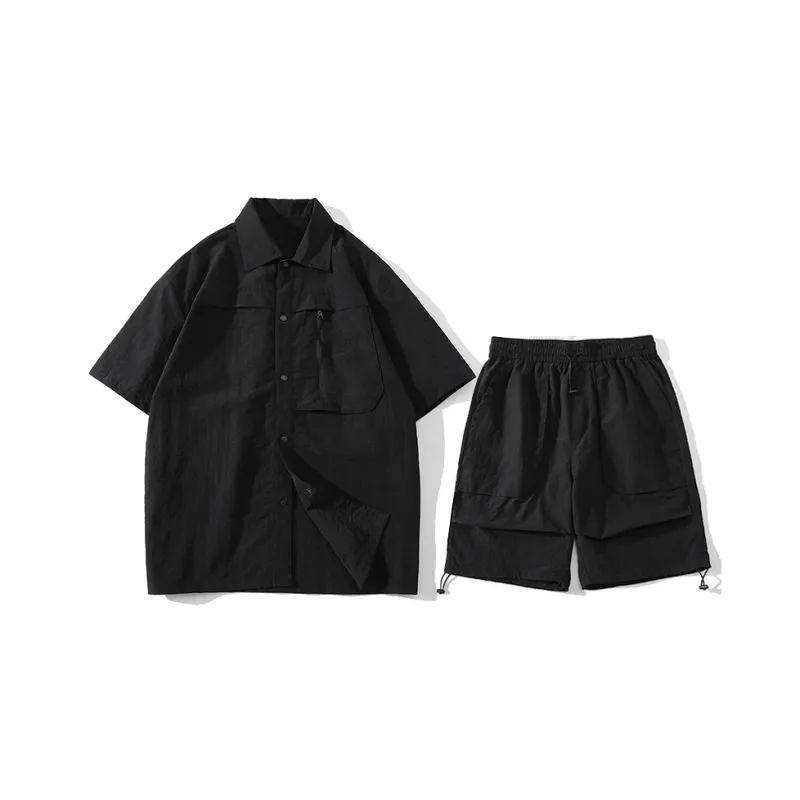 GOOSELIAR Shirt Shorts Set Two-Piece Set Unisex-3