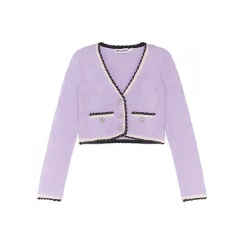 Self portrait Sweater Women's Purple