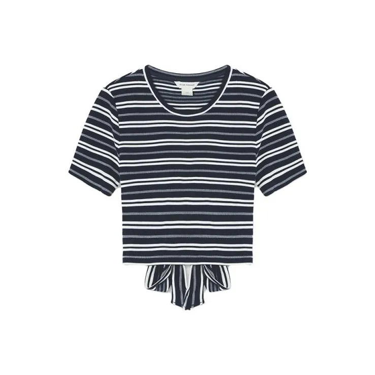 CLUB MONACO Regular T-Shirt Women's Marine Blue-0