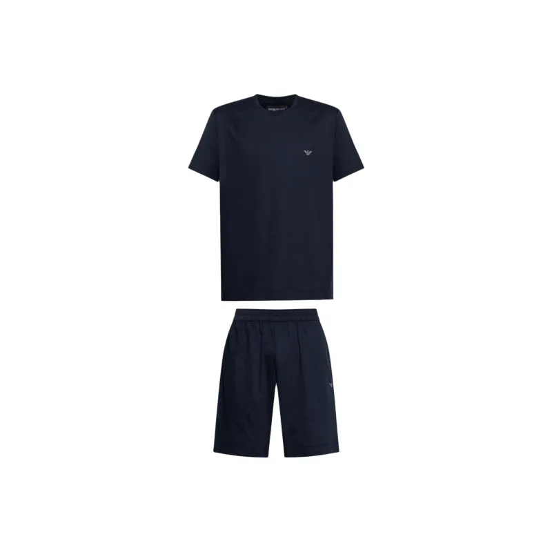 EMPORIO ARMANI Asv Deluxe Jersey Pyjamas With Bermuda Shorts-0