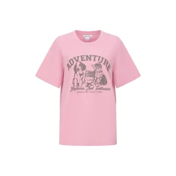 URBAN REVIVO T Shirt Women's Light Rose