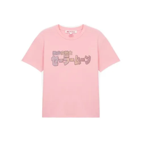 Sailor Moon X Maje X Sailor Moon T-Shirts Women's Pink