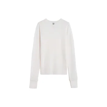 TOTEME Two Tone V-Neck Knit