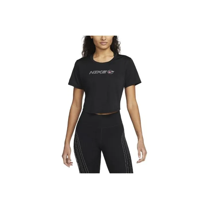 Nike Dri-FIT One Icon Clash T-Shirt Women's Black-0