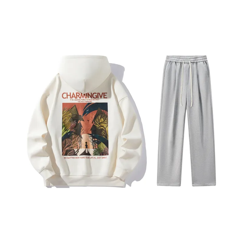 IVEIII Sweatshirt Sets Unisex-15