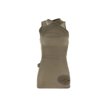 RICK OWENS/RO Tank Top Women's Olive Green