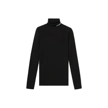 JIL SANDER FW23 Drop Shoulder Sleeve T-Shirt Women's Black