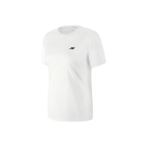 Skechers T Shirt Women's Bright White