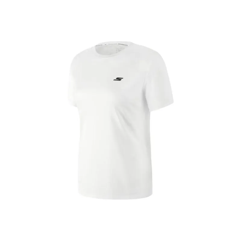 Skechers Basic Sports Series T Shirt Women's Bright White-0