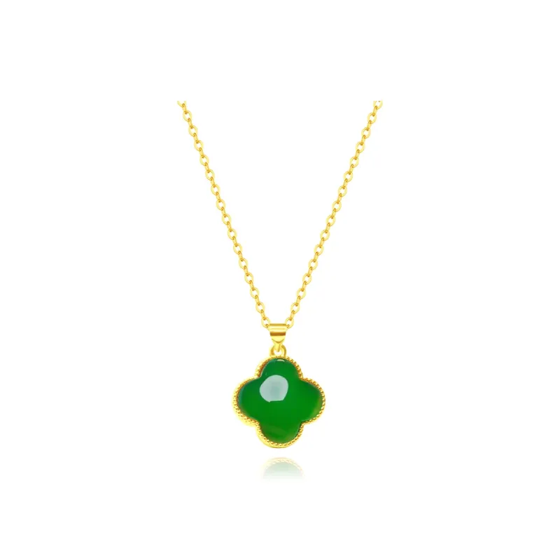 Love Jewelry Chalcedony Necklaces Unisex-0