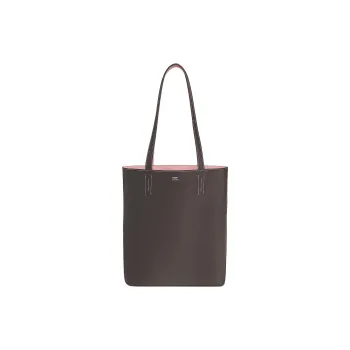 HERMES Double Sens Swift Calfskin Tote Bag, Shopping Bag, Shoulder Bag Women's Cherry Blossom Pink With Ebony