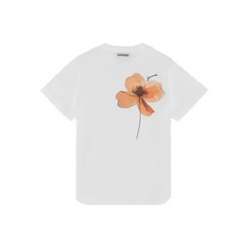 GANNI T-Shirts Women's White