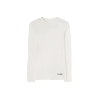 JIL SANDER + Logo Printed Crewneck T Shirt