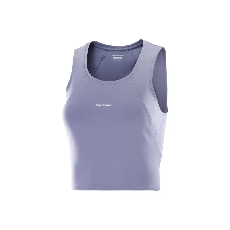 SALOMON Tank Top Women's Blue Granite-0