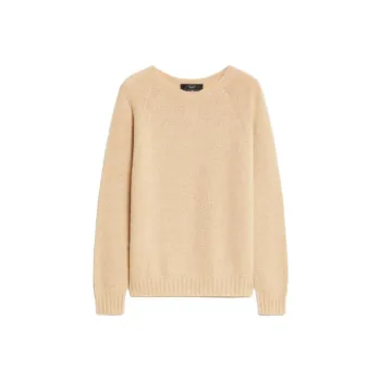 WEEKEND MaxMara Ghiacci Collection Alpaca And Cotton Sweater Sweater Women's Sand