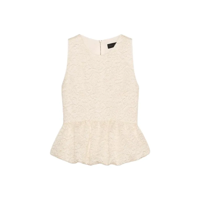 ZARA Tank Top Women's Champagne-0