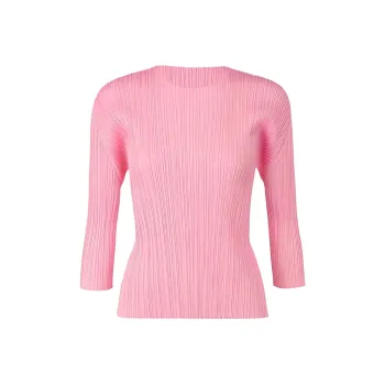 PLEATS PLEASE ISSEY MIYAKE T Shirts Women's Pink