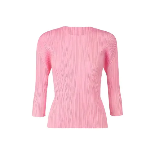 PLEATS PLEASE ISSEY MIYAKE Drop Shoulder Sleeve T sapca Women's Pink