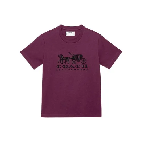 COACH T Shirt Women's Deep Berry