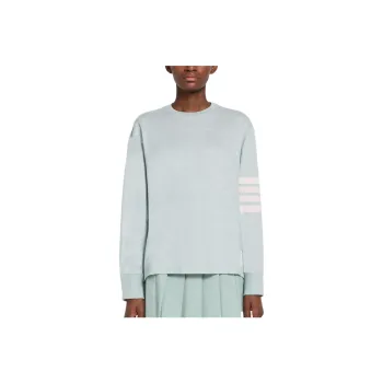 THOM BROWNE 4 Bar Crew neck Long sleeve T shirt