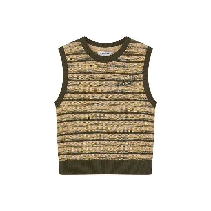 Teenie Weenie Sweaters Women's Army Green-0