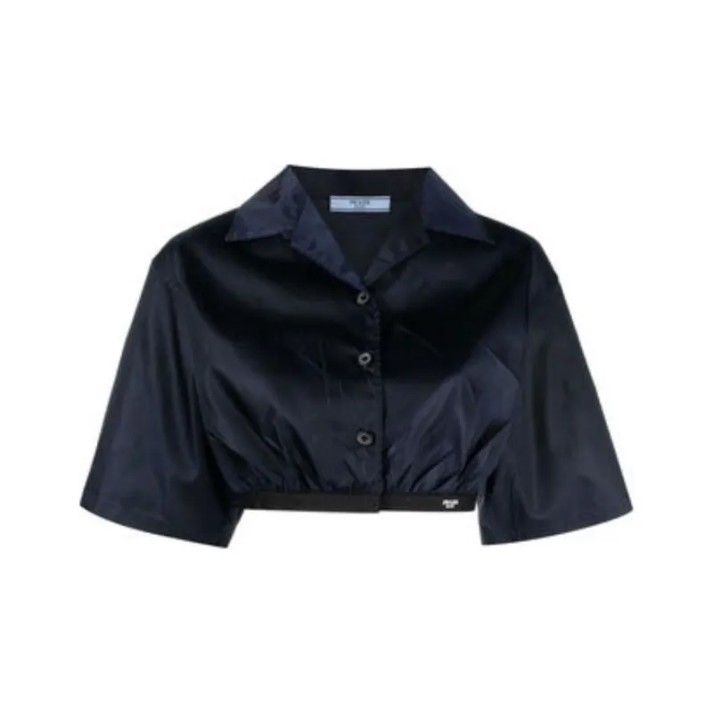 PRADA Crop Tops Women's Black-0