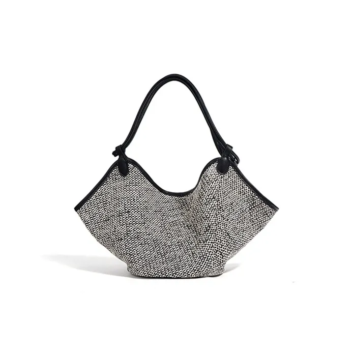 BEMIX PETS Straw Woven Shoulder Bag Women's Multicolor-3