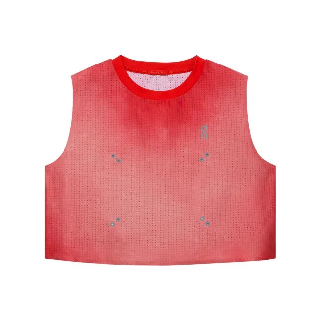 On Pace Tank Tops Women's Red-0