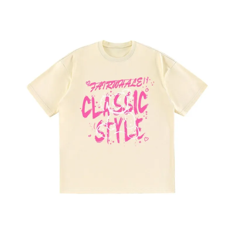 FAIRWHALE Drop Shoulder Sleeve T Shirt Unisex-10