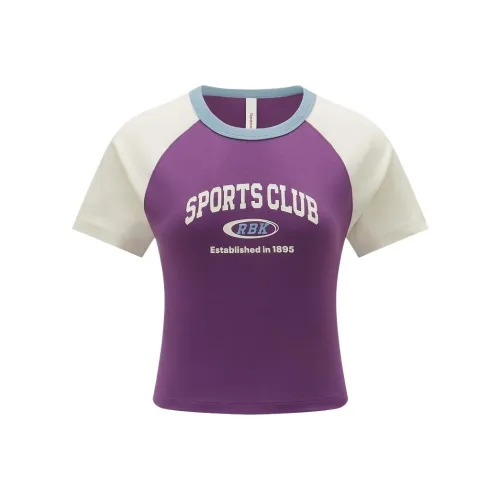 Reebok T-Shirt Women's Purple/White