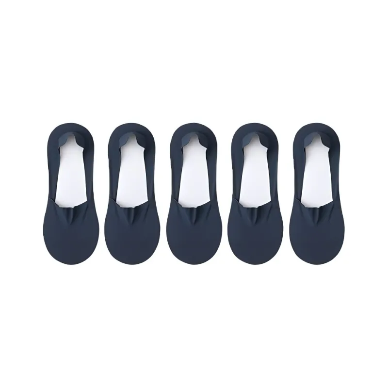 H YXIANG No Show Socks Unisex 5 Pack-22